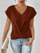 V-Neck Blouse - Casual Elegance for Office & Summer Days - Samanta Factory