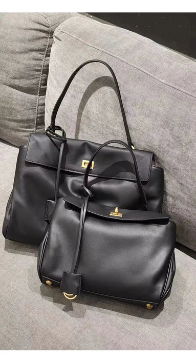 Leather Satchel Bag – Soft Casual Crossbody Style SF