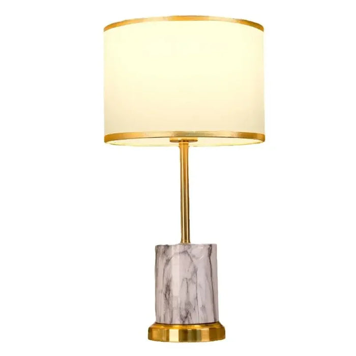 Contemporary LED Floor Lamp – Touch Control with Plated Metal Design - Samanta Factory