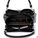 Women's Crocodile Print Tote Bag – Large Capacity PU Leather Bucket Handbag for Daily Commute SF