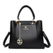 Women’s PU Leather Tote Bag – Fashion Soft Casual Handbag with Zipper Closure - Samanta Factory