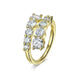 Moissanite Bridal Ring – D-Color VVS1 Round Cut in 925 Sterling Silver SF