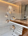 Modern Pendant Light – Energy-Saving LED Cord Fixture with Iron Finish - Samanta Factory