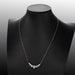 Moissanite Pendant Necklace – 7-Stone 925 Sterling Silver D-Color VVS1 SF