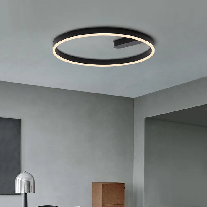 LED Ceiling Light – Modern Surface-Mounted Design with Dimmable Remote Control - Samanta Factory