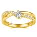 Elegant 925 Sterling Silver Moissanite Wedding & Engagement Ring for Women SF