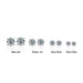 Certified Moissanite Stud Earrings – D-Color VVS1 Round Cut in 925 Sterling Silver SF