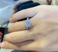 Moissanite Bridal Ring Set – VVS1 D-Color 925 Sterling Silver SF