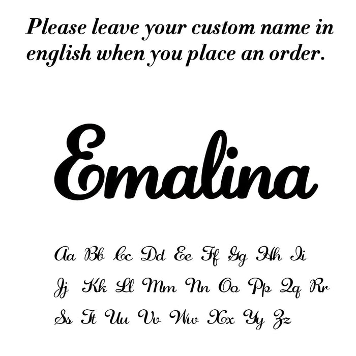Custom Name Bracelet – Elegant Letter Charm Bracelet SF
