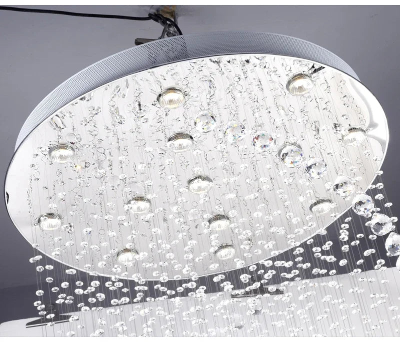 Modern LED Chandelier – Dimmable Flush Mount Ceiling Light - Samanta Factory