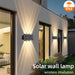 Solar Wall Light – IP65 Waterproof Warm LED for Outdoor Facades - Samanta Factory