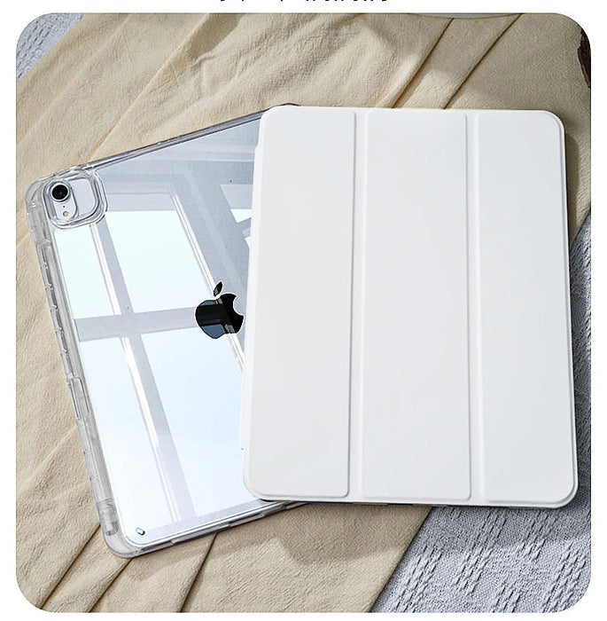 iPad Case – Magnetic Acrylic Shockproof Cover for iPad Pro, Air, Mini & All Models SF