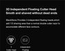 Electric Shaver for Men – 3D Floating Heads with Auto-Grinding Blades & Smart ESM System - Samanta Factory