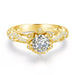 925 Sterling Silver Moissanite Ring – 1ct Skeleton Design with Zircon Accents SF