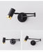 Modern Wall-Mounted LED Lamp – Adjustable Swing Arm with Warm/Cold Light for Bedrooms & Living Rooms - Samanta Factory