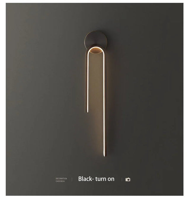 LED Wall Light – Modern Indoor Wall Sconce with 3-Colour Temperature for Bedroom & Hallway SF