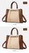 Designer Inspired PU Leather Shoulder Bag – Luxury Casual Tote for Women - Samanta Factory