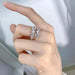 Moissanite Wedding Band – 3.26cttw Multi-Stone Sparkle SF