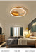 Modern LED Chandelier – Dimmable Semi-Flush Mount with Remote Control - Samanta Factory