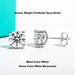 10K Gold Post Moissanite Stud Earrings with GRA Certificate SF