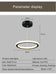 LED Dining Table Pendant Light – Dimmable Brightness & Color with Adjustable Height - Samanta Factory