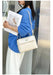 Women’s  Leather Shoulder Bag – Compact Casual Satchel SF