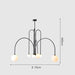 Modern LED Chandelier – Frosted Glass Pendant Light for Elegant Interiors - Samanta Factory