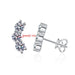 Premium 925 Sterling Silver Earrings With Excellent-Cut Moissanite Stones SF