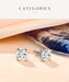 Moissanite Stud Earrings – 2ct D-Color Round Cut SF