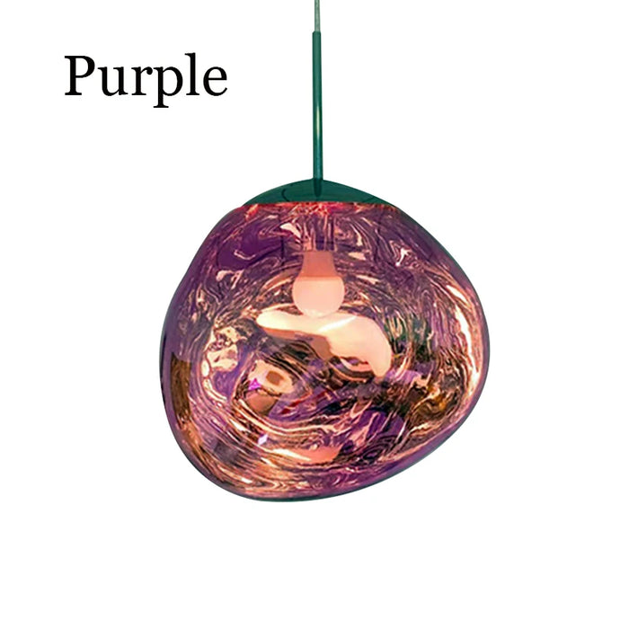 Modern Pendant Light – Energy-Saving LED Cord Fixture with Iron Finish - Samanta Factory