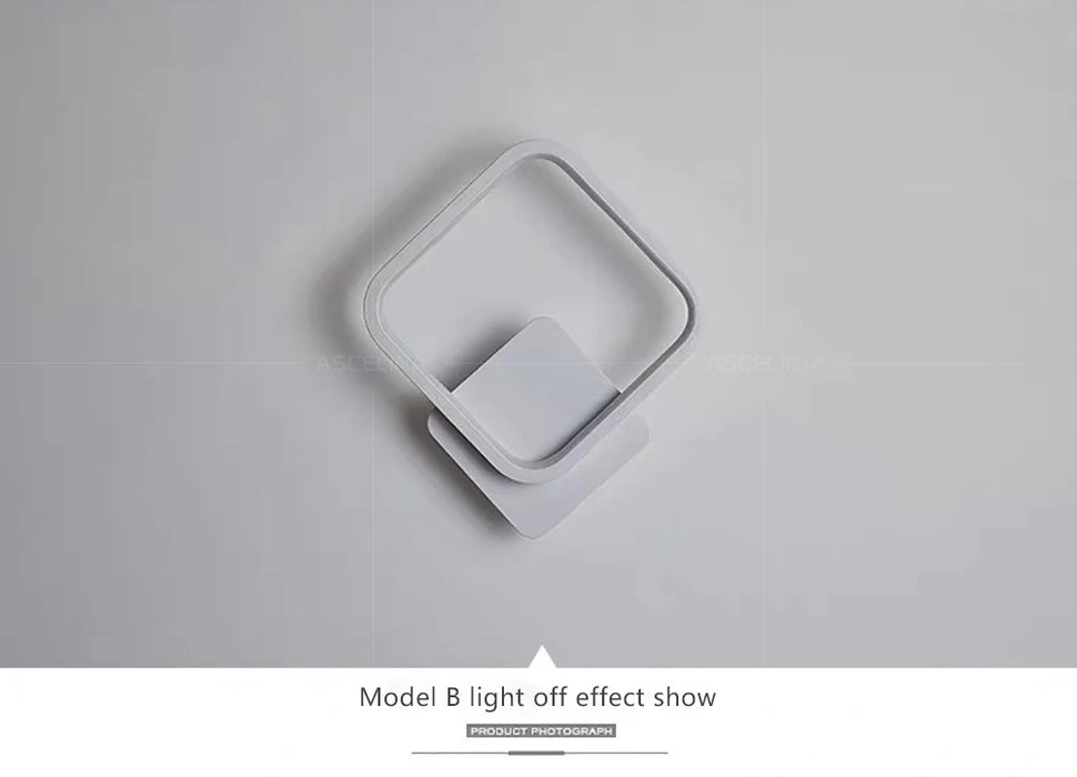 LED Wall Light – 3-Color Dimmable Lighting with Modern Minimalist Design - Samanta Factory