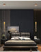 Modern Black & Gold LED Pendant Light – Crystal Rod Design for Ambient Lighting - Samanta Factory