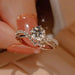 Moissanite Bridal Ring – 1ct D-Color VVS1 in 925 Sterling Silver SF