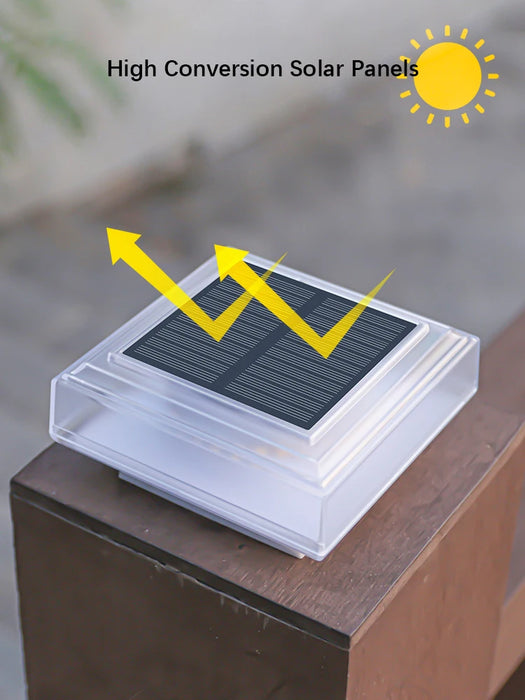 Solar Column Headlight – Waterproof LED Outdoor Lamp with Intelligent Light Control - Samanta Factory