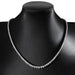 Moissanite Pendant Necklace – D-Color VVS1 Water Drop in 925 Sterling Silver SF