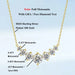 Moissanite Pendant Necklace – 7-Stone 925 Sterling Silver D-Color VVS1 SF
