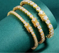 Moissanite Tennis Bracelet – 18K Gold Plated S925 Sterling Silver SF