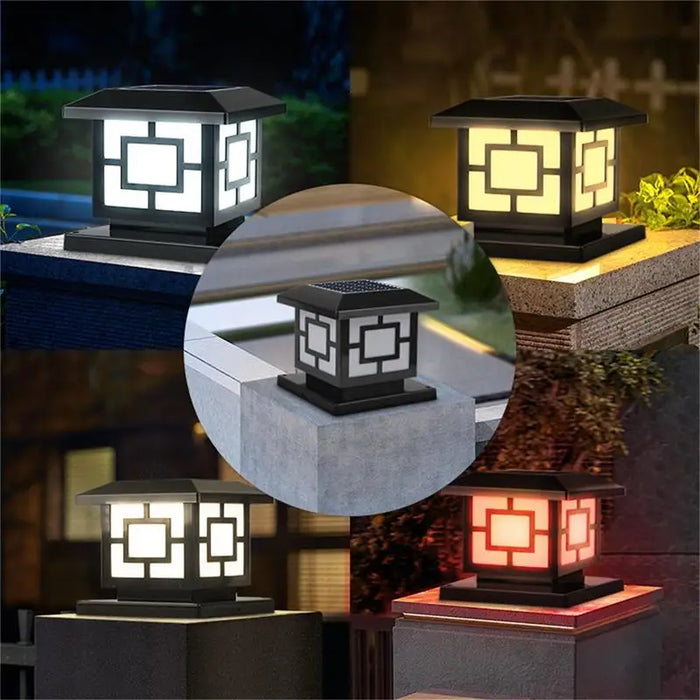 Solar LED Wall Light – Waterproof 4-Color Emergency Outdoor Lamp - Samanta Factory