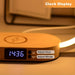 Dimmable LED Bedside Lamp – Touch Control with Wireless Charging & Clock Display - Samanta Factory
