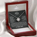Heart Knot Pendant Necklace – Sparkling Zircon Gift for Daughters SF