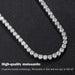 Moissanite Tennis Necklace – GRA Certified S925 Silver Sparkle SF