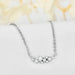 Moissanite Jewelry Set – 925 Sterling Silver Cluster Necklace & Ring SF