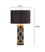 Nordic Ceramic Table Lamp – Elegant Fabric Shade Light for Bedroom & Living Room - Samanta Factory