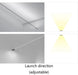 Modern Linear LED Wall Lamp – Black & White Minimalist Skyline Design - Samanta Factory