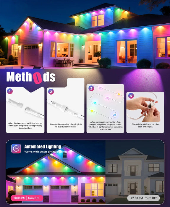 Phantom Beads RGBIC – 16 Million Colours Outdoor LED Lights - Samanta Factory