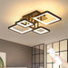 Modern remote-controlled LED ceiling light with acrylic body for dining room or foyer