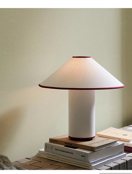 COLETTE Table Lamp – Japanese Wabi-Sabi White Mushroom Design - Samanta Factory