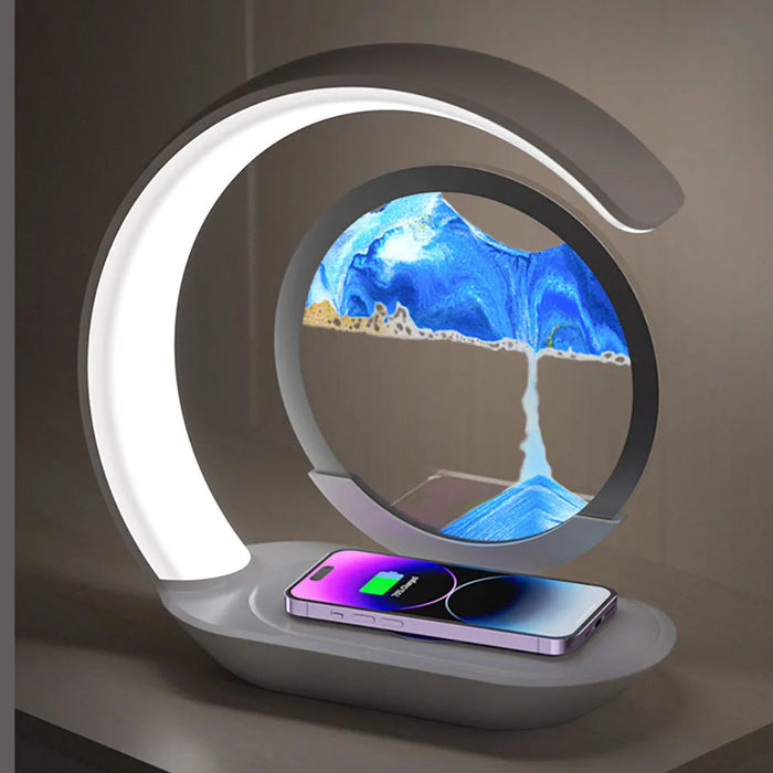 Smart Night Light – Wireless Charging & Adjustable Brightness SF