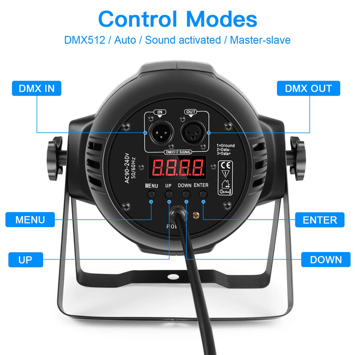 DMX Stage Light – High-Power RGBW LED for Professional Events - Samanta Factory