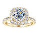 Moissanite Engagement Ring – 2ct D-Color VVS1 in 925 Sterling Silver SF